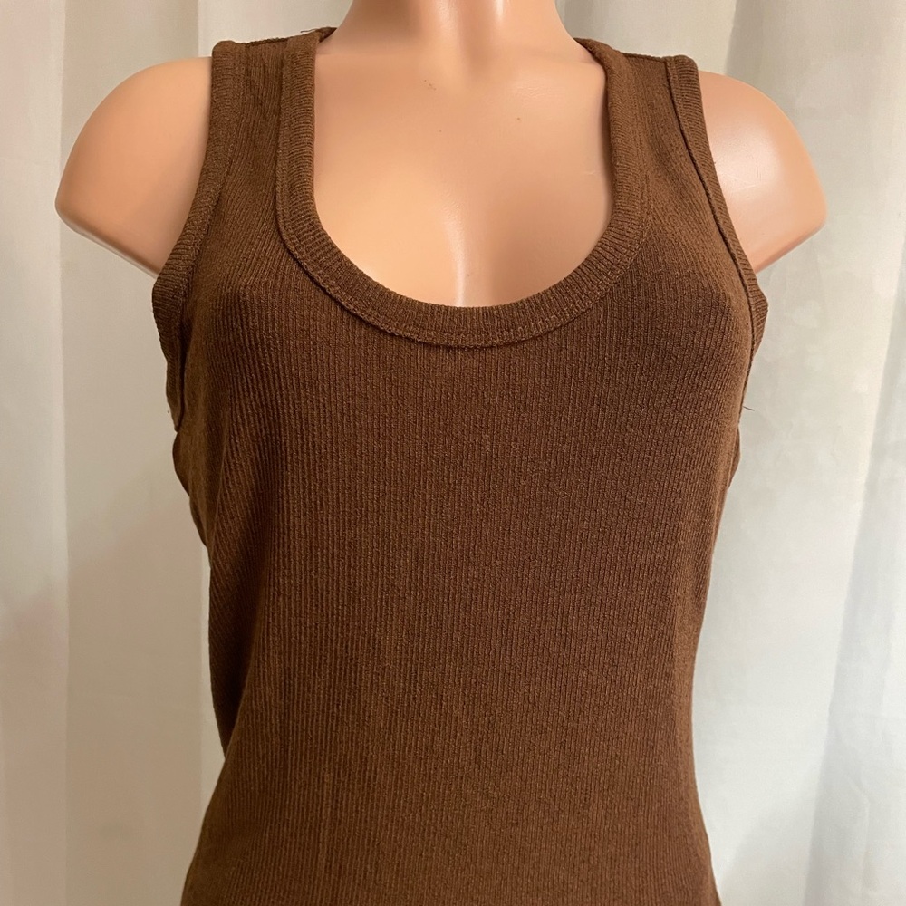 JLuxLabel Brown Tank Top